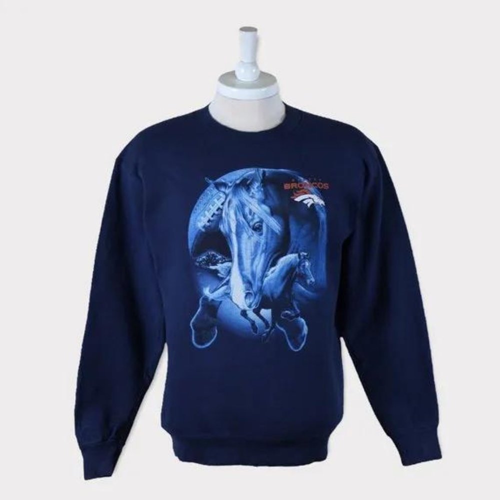 Vintage 90s Denver Broncos Sweatshirt Denver Broncos Shirt Denver Broncos Tshirt
